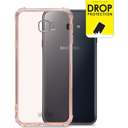 My Style Protective Flex Samsung Galaxy J4 Plus Hülle Flexibles TPU Backcover Stoßfest - Soft Pink