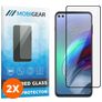 Mobigear Premium Motorola Moto G100 Panzerglas Gehärtetes Glas Displayschutz - Hüllenfreundlich - Schwarz (2er Pack)