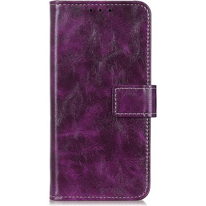 Mobigear Basic OPPO Reno 3 Pro Hülle Klapphülle Geldbörse - Lila
