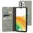 Mobiparts Classic Wallet Samsung Galaxy A33 Hülle Klapphülle Geldbörse - Granite Grey