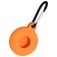 Mobigear Circle Key Apple AirTag Hülle Flexibles TPU Schlüsselanhänger - Orange