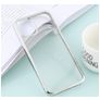 Mobigear Royal iPhone 12 Pro Max Hülle Flexibles TPU Backcover - Transparent / Silber