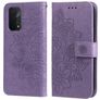 Mobigear Flowers OPPO A74 5G Hülle Klapphülle Geldbörse - Lila