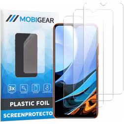 Mobigear Xiaomi Redmi 9T Displayschutz Schutzfolie - Hüllenfreundlich (3er Pack)