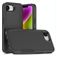Mobigear Heavy Armor iPhone 16e Hülle Hardcase Backcover Stoßfest - Schwarz