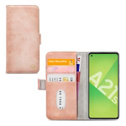 Mobilize Elite Gelly Samsung Galaxy A21s Hülle Klapphülle - Soft Pink