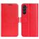 Mobigear Classic Samsung Galaxy A26 Hülle Klapphülle Geldbörse - Rot