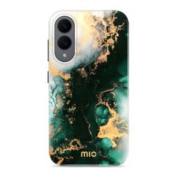 MIO Samsung Galaxy S25 Edge MagSafe Hülle Hardcase Backcover - Green Marble
