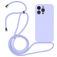 Mobigear Lanyard iPhone 14 Pro Max Silikon Handykette - Lila