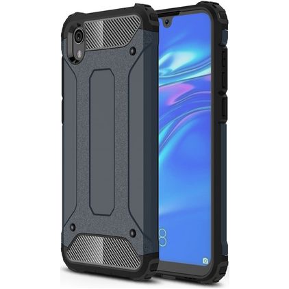 Mobigear Outdoor HONOR 8S Hülle Hardcase Backcover Stoßfest - Marineblau