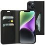 Mobiparts Classic Wallet iPhone 14 Plus Hülle Klapphülle Geldbörse - Schwarz