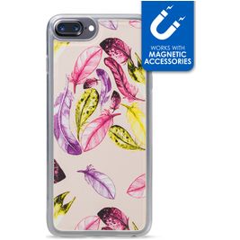 My Style Magneta iPhone 7 Plus Hülle Flexibles TPU Backcover - Feathers