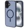 Mobiparts Hardcover iPhone 16 Plus MagSafe Hülle Hardcase Backcover - Satin Blue