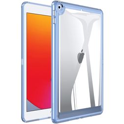 Mobigear Crystal iPad 7 (2019) Hardcase Hülle Backcover - Transparent / Blau
