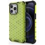 Mobigear Honeycomb iPhone 14 Plus Hülle Hardcase Backcover Stoßfest - Grün