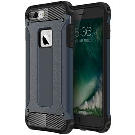 Mobigear Outdoor iPhone 7 Plus Hülle Hardcase Backcover Stoßfest - Dunkelblau