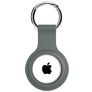 Xccess Keychain Apple AirTag Hülle Flexibles Silikon Schlüsselanhänger - Ash