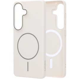 Mobiparts Slim Line Samsung Galaxy S26 MagSafe Hülle Hardcase Backcover - Off White