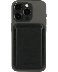 Mobiparts Cardholder Kartenetui - 3 Karten - MagSafe Kompatibel - Schwarz