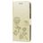 Mobigear Roses Samsung Galaxy J6 Plus Hülle Klapphülle Geldbörse - Gold