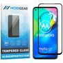 Mobigear Premium Motorola Moto G8 Power Panzerglas Gehärtetes Glas Displayschutz - Hüllenfreundlich - Schwarz