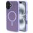 Mobiparts Hardcover iPhone 16 Plus MagSafe Hülle Hardcase Backcover - Satin Lila