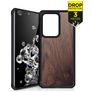 ITSkins HybridFusion Samsung Galaxy S20 Ultra Hülle Hardcase Backcover Stoßfest - Dark Wood