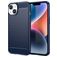 Mobigear Brushed Slim iPhone 15 Hülle Flexibles TPU Backcover - Blau