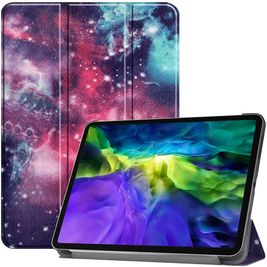 Mobigear Tri-Fold iPad Pro 11 Zoll (2018) Hülle Klapphülle - Galaxis