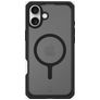 ITSKINS Level 2 HybridMagFrost R iPhone 16 MagSafe Hülle Hardcase Backcover Stoßfest - Schwarz