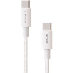 Mobiparts USB-C auf USB-C Kabel 1 m - Weiß