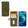 Mobilize Elite Gelly iPhone 12 Mini Hülle Klapphülle - Grün