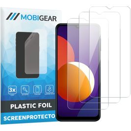 Mobigear Samsung Galaxy M12 Displayschutz Schutzfolie - Hüllenfreundlich (3er Pack)