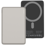 Valenta Ultra Slim Single USB-C Powerbank 5.000 mAh 15W - MagSafe-kompatibel - Titan
