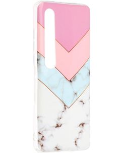 Mobigear Marble Xiaomi Mi 10 Hülle Flexibles TPU Backcover - Dreifarbig
