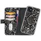 Mobilize Magnet Zipper iPhone 12 Mini Hülle Abnehmbare 2in1 Klapphülle Geldbörse - Schwarz