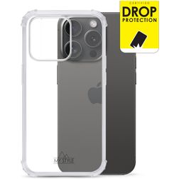 My Style Protective Flex Durchsichtig iPhone 15 Pro Hülle Flexibles TPU Backcover Stoßfest - Transparent
