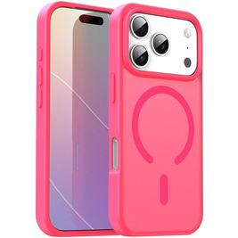 Mobigear Shockproof iPhone 17 Pro MagSafe Hülle Hardcase Backcover - Rose Red
