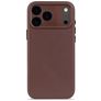 Decoded iPhone 17 Pro Max Hülle Echtes Leder Backcover Stoßfest - Chocolate Brown