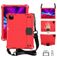 Mobigear Ruggedized iPad 10 (2022) Hülle EVA Schaum Backcover + Stifthalter + Schulterträger + Ständer - Rot