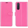 Mobigear Classic Sony Xperia 5 II Hülle Klapphülle Geldbörse - Magenta