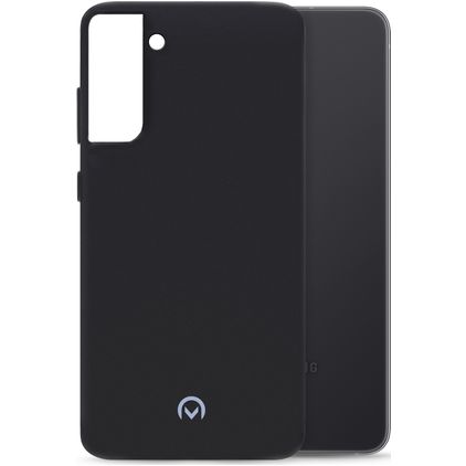 Mobilize Rubber Gelly Samsung Galaxy S21 FE Hülle Flexibles TPU Backcover - Matt Black