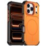 Mobigear Airbag Shockproof iPhone 17 Pro Max MagSafe Hülle Hardcase Backcover Stoßfest - Orange