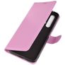 Mobigear Classic Realme X50 Hülle Klapphülle Geldbörse - Pink