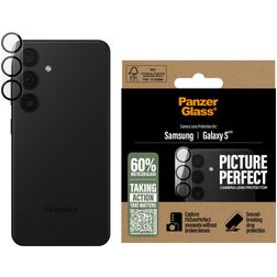PanzerGlass PicturePerfect Samsung Galaxy S25 Gehärtetes Glas Kamera Schutz - Hüllenfreundlich