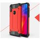 Mobigear Outdoor Motorola One Power Hülle Hardcase Backcover Stoßfest - Rot