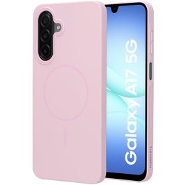 Mobiparts Slim Line Samsung Galaxy A17 MagSafe Hülle Hardcase Backcover - Blush Pink