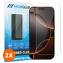 Mobigear iPhone 17 Pro Max Panzerglas Gehärtetes Glas Displayschutz - Hüllenfreundlich (2er Pack)