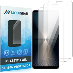 Mobigear Sony Xperia 1 VI Displayschutz Schutzfolie - Hüllenfreundlich (3er Pack)