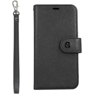 Valenta iPhone 11 Pro Max Hülle Klapphülle Geldbörse - Black Nuit